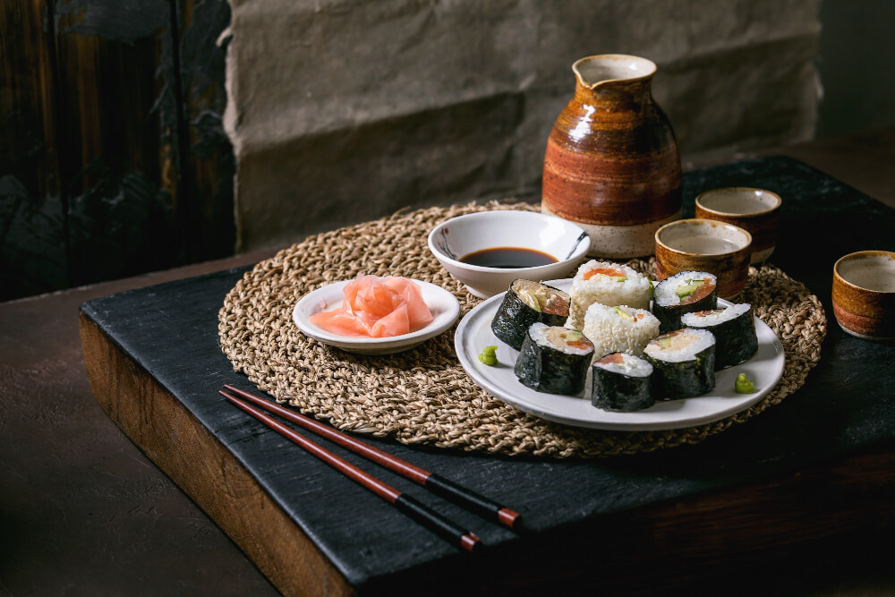 Tradycyjna kolacja w stylu japońskim - Japonia - Wybrane atrakcje